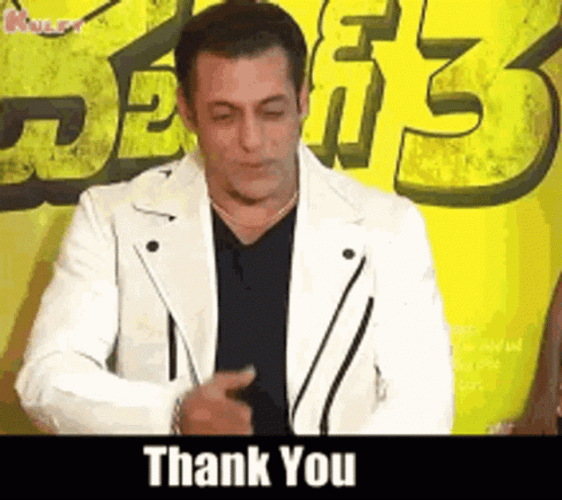 Thank You Thank You Salman Khan GIF