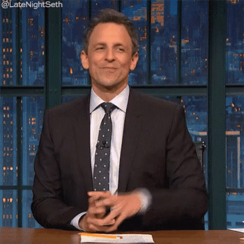 Thank You Thank You Seth Myers Salute GIF