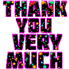Thank You Thank You So Much Sticker GIF