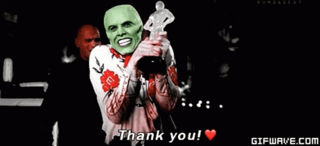 Thank You Thank You The Mask GIF