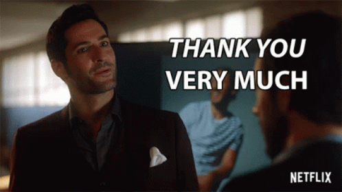 Iconic Lucifer Thank You Very Much GIF