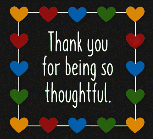 Heart-warming Thank You Very Much Message GIF