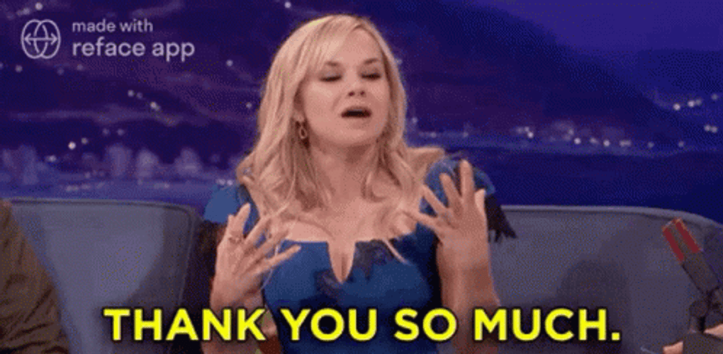Thank You Very Much GIF