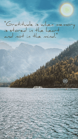 Thankful For You Calm Scenery GIF