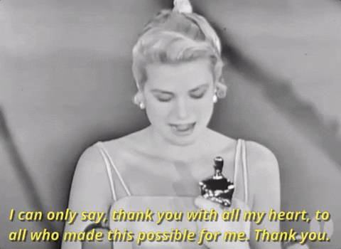 Thankful Grace Kelly Awarding Event GIF