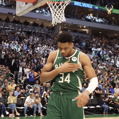 Thankful Looks Up Giannis Antetokounmpo GIF