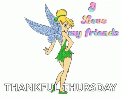 Thankful Thursday Tinker Bell GIF