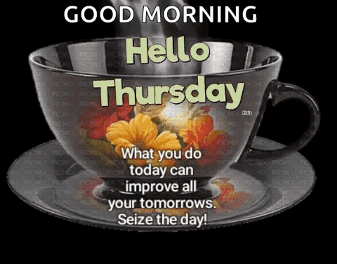 Thankful Thursday Transparent Cup GIF