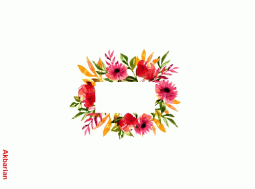 Thanks a Lot Floral Frame