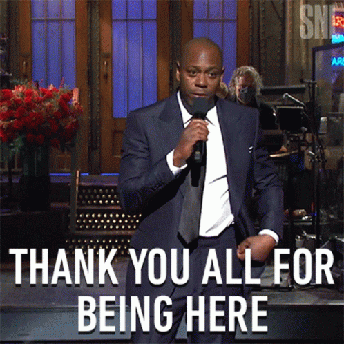 Thanks For Listening Dave Chappelle GIF