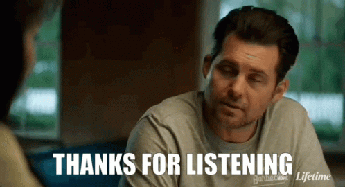 Thanks For Listening Kristoffer Polaha GIF
