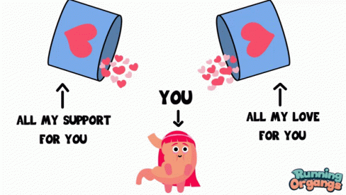 Thanks For Support Poster With Crown GIF