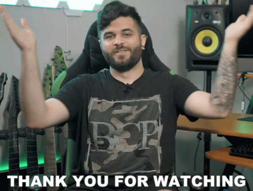 Thanks For Watching Andrew Baena Musician GIF
