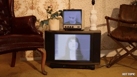 Thanks For Watching Shocked Couple GIF
