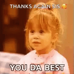 Thanks Girl Full House Michelle Tanner GIF
