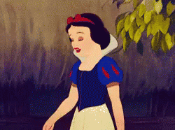 Thanks Girl Snow White Waving GIF