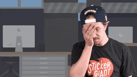 Thanks I Hate It Man Face Palm GIF