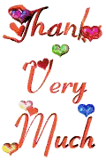 Thanks Very Much Greeting Card