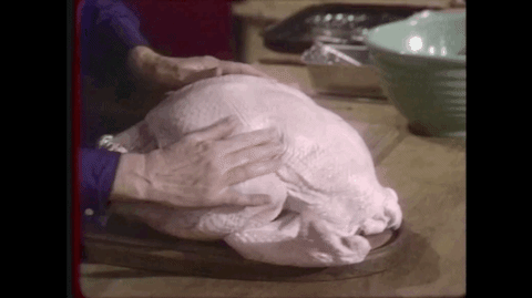 Thanksgiving Dinner Turkey Preparation GIF