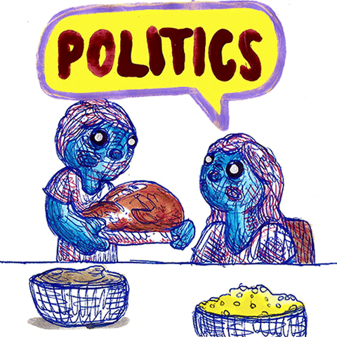 Thanksgiving Family Fight GIF