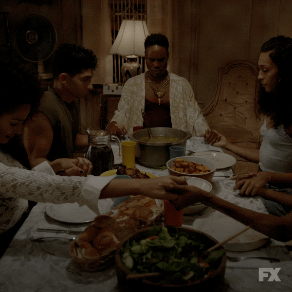 Thanksgiving Family Praying Together GIF