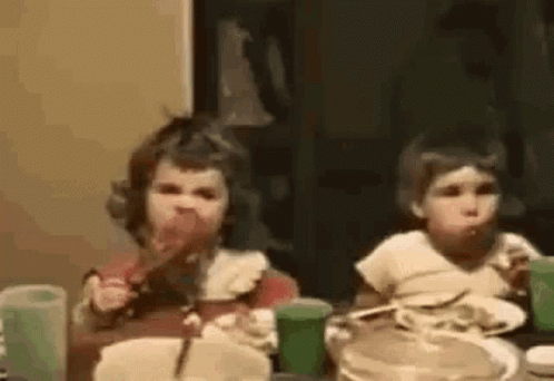 Thanksgiving Funny Cute Child Eating GIF