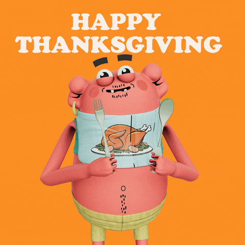 Thanksgiving Funny Jim Bean Animated GIF