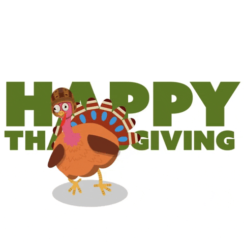 Thanksgiving Turkey Crazy Dance Animation GIF
