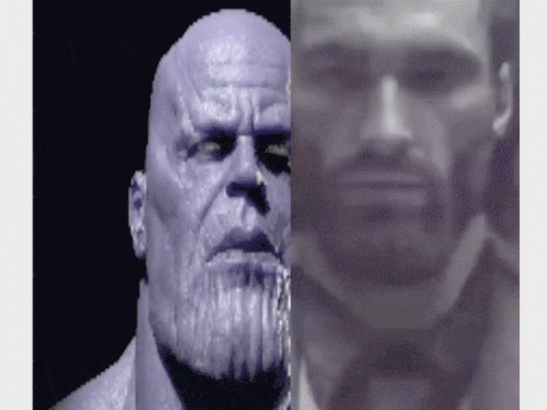 Thanos And Gigachad Meme GIF