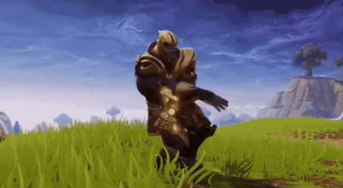 Thanos Dancing in Grass Field