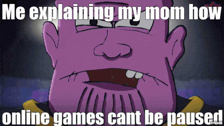 Thanos Explaining To Mom Animation Meme GIF