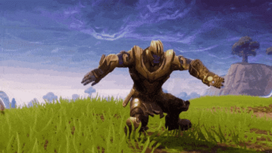 Thanos Fortnite Dances GIF