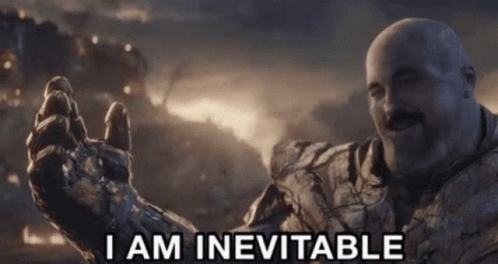 Thanos I Am Inevitable Finger Snap Reface GIF