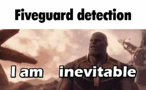 Thanos I Am Inevitable Fiveguard Detection Meme GIF