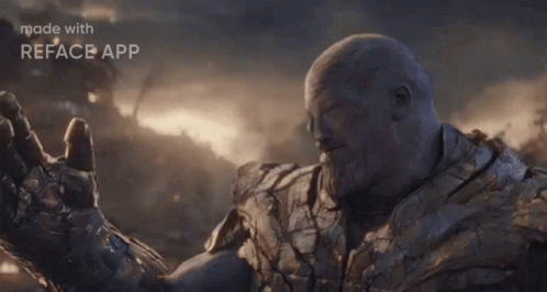 Thanos I Am Inevitable Reface App GIF