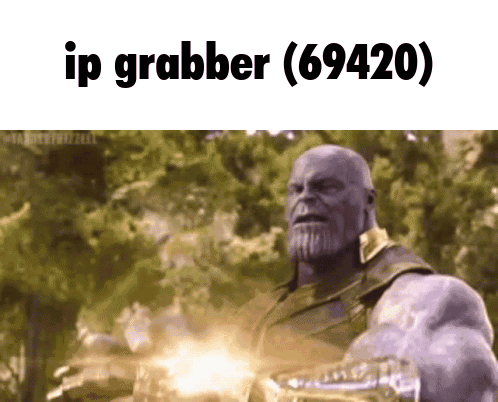 Thanos Ip Grabber 69420