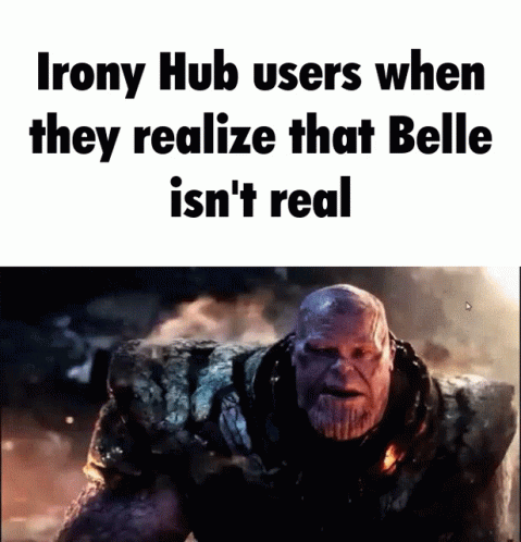 Thanos Irony Hub Users GIF