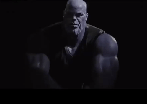 Thanos Says It 'S Just The Way It Is In A Dark Room GIF