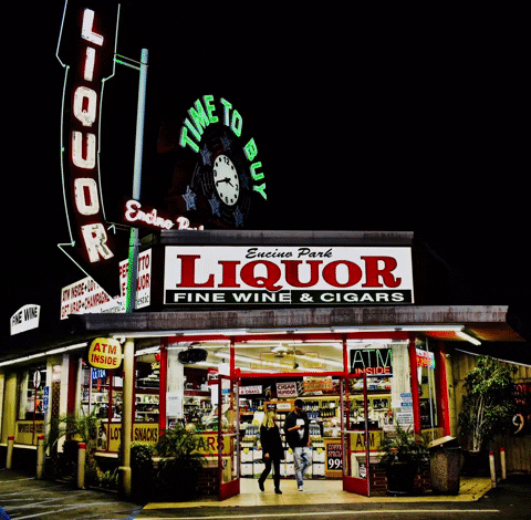Thanos Snap Liquor Store GIF