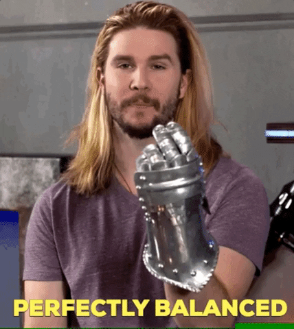 Thanos Snap Perfectly Balanced GIF