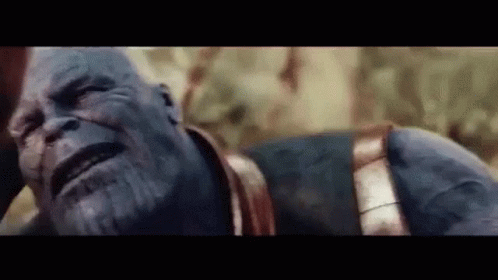Thanos Snap Thor Reaction GIF