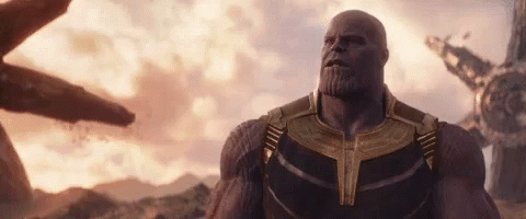 Thanos Standing in Desert Looking at Something