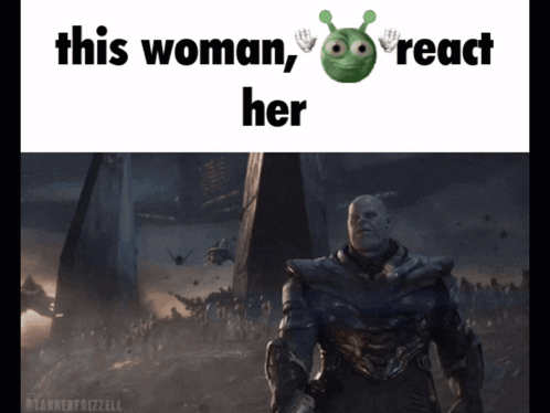 Thanos This Woman React Her