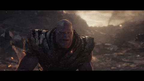 Thanos Turned Into Dust Ill Do Clean It Up Myself GIF