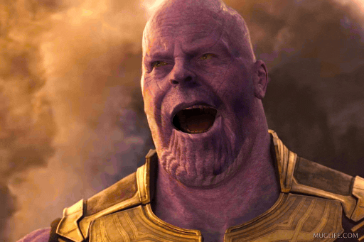 Thanos Yawning Loop GIF