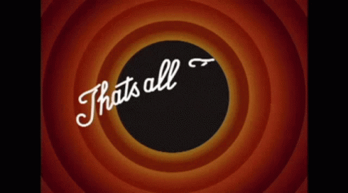 That All Folks Cartoon GIF