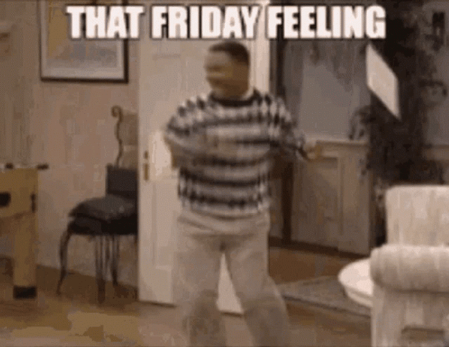 That Friday Feeling Funny Spin GIF