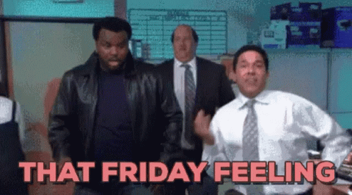 That Friday Feeling Office Celebration GIF