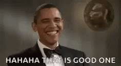 That Is A Good One Obama Laugh GIF