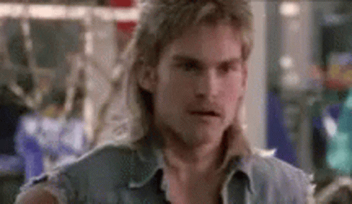 That Is Awesome Long Hair Blonde Tough Guy GIF